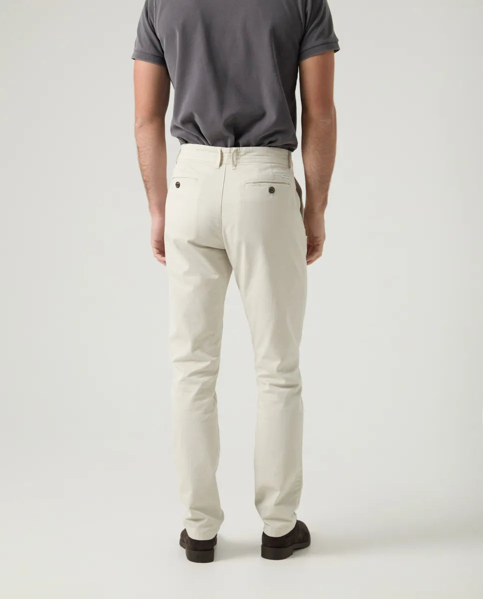 Calça Steve Chino Regular Bege