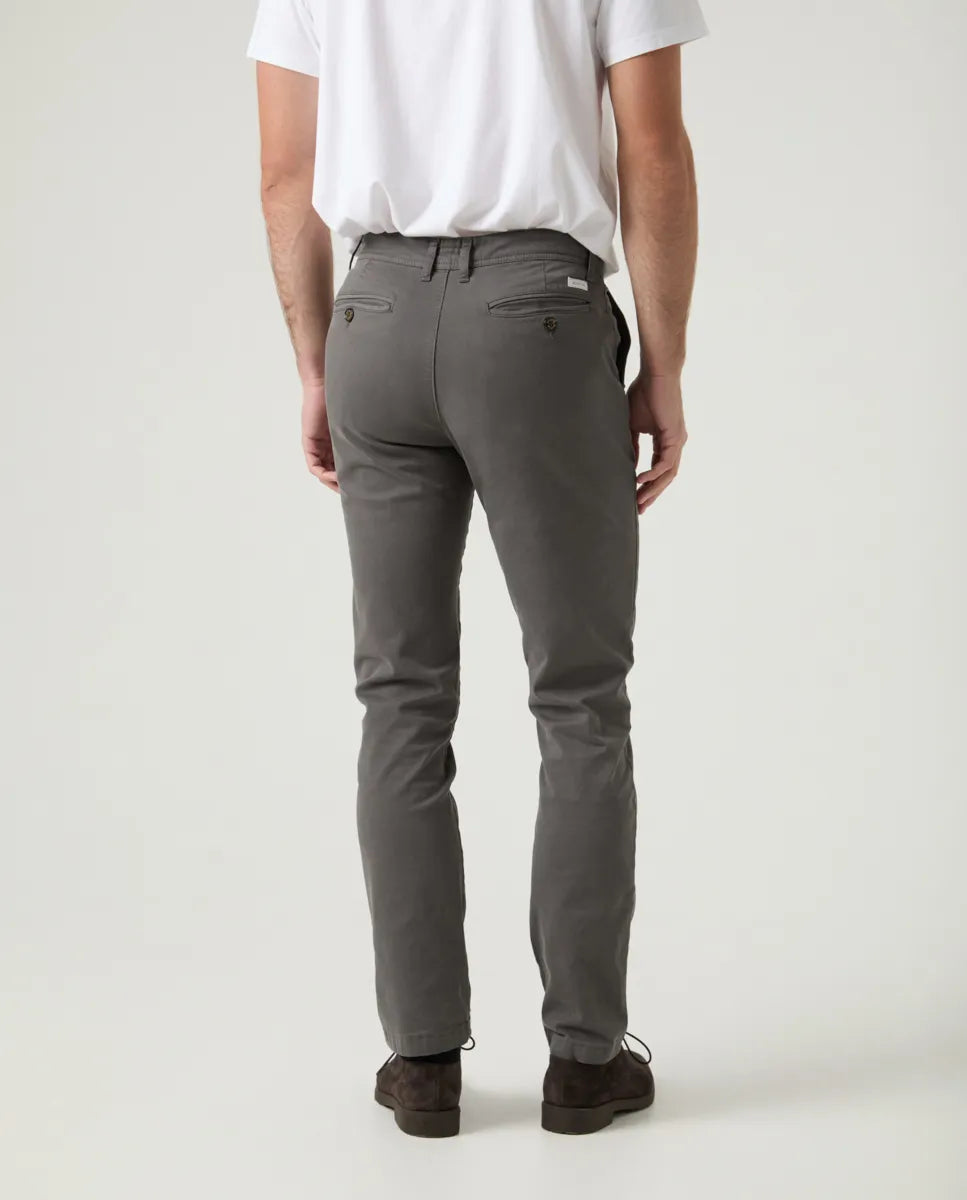 Calça Steve Chino Regular Cinza