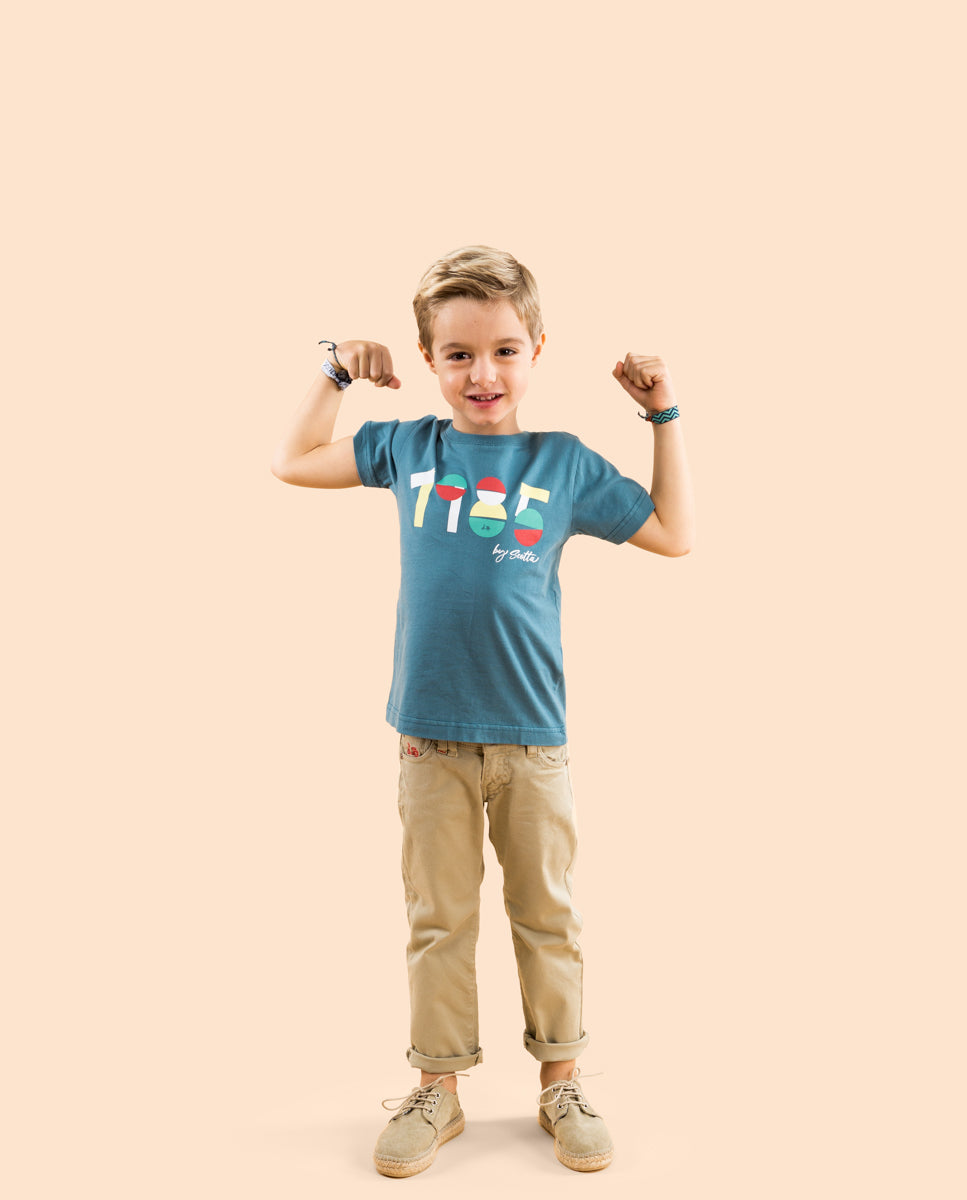 Camiseta niño 1985 denim