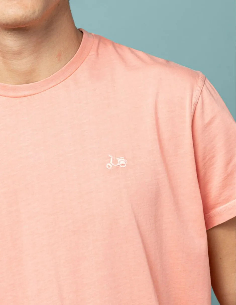 Camiseta coral orgânica clássica