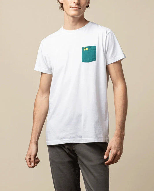 Camiseta pocket tent blanco