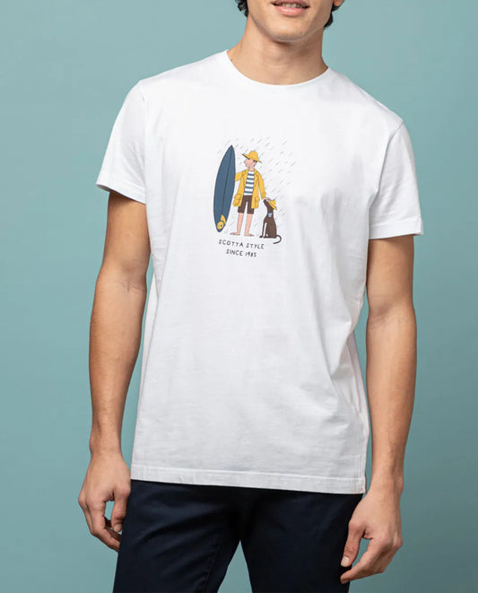Camiseta rainy blanco