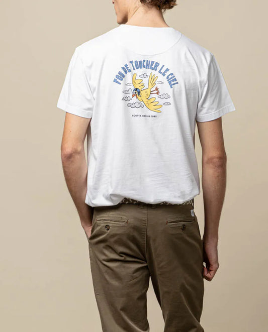 Camiseta bird blanco