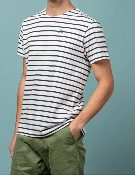 Camiseta bretón blanco