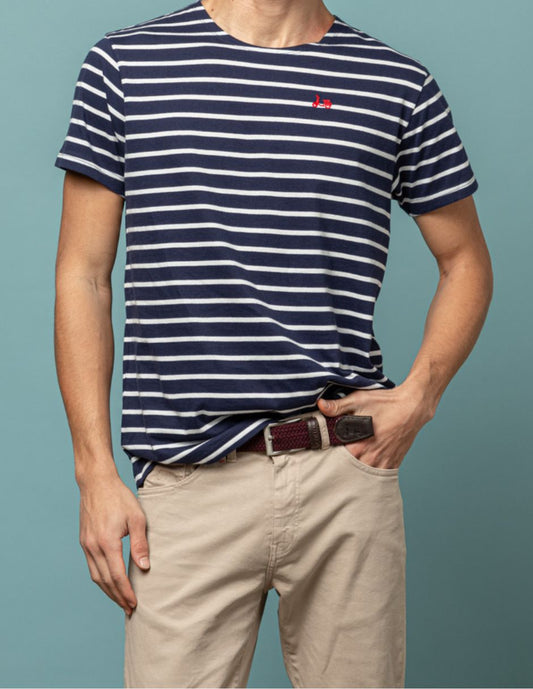 Camiseta bretón marino
