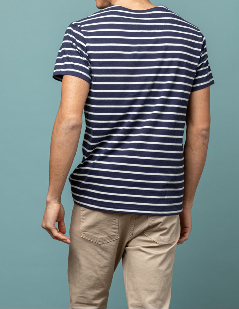 Camiseta bretón marino