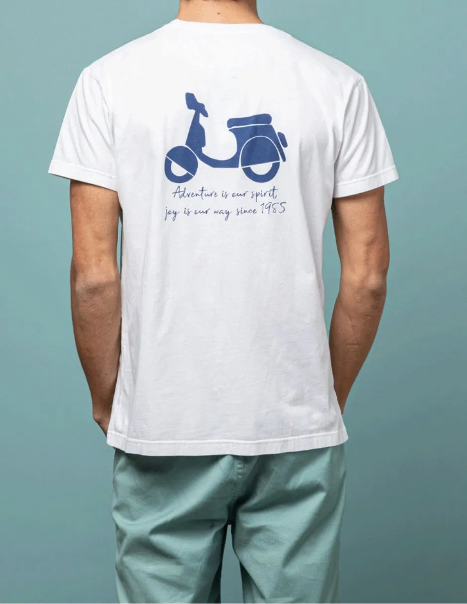 Camiseta logo blanco