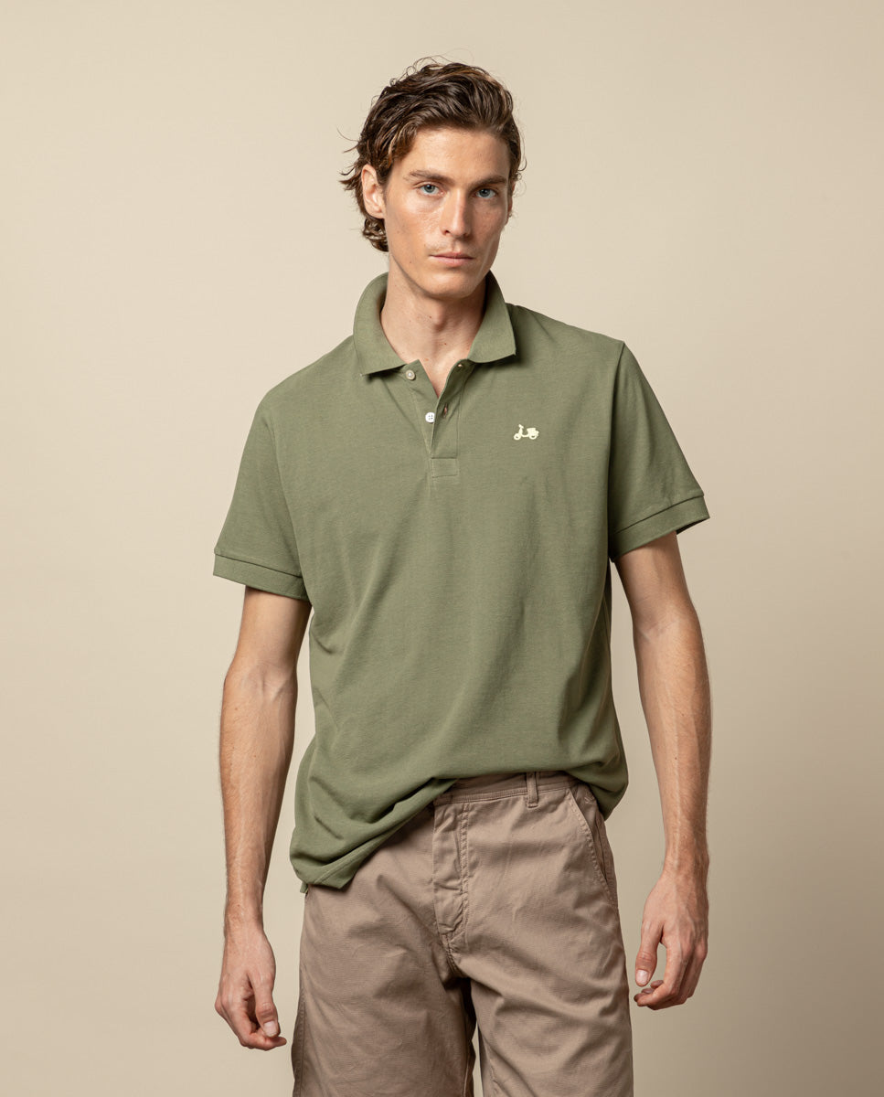 POLO CLASSIC LOGO FLUOR KHAKI