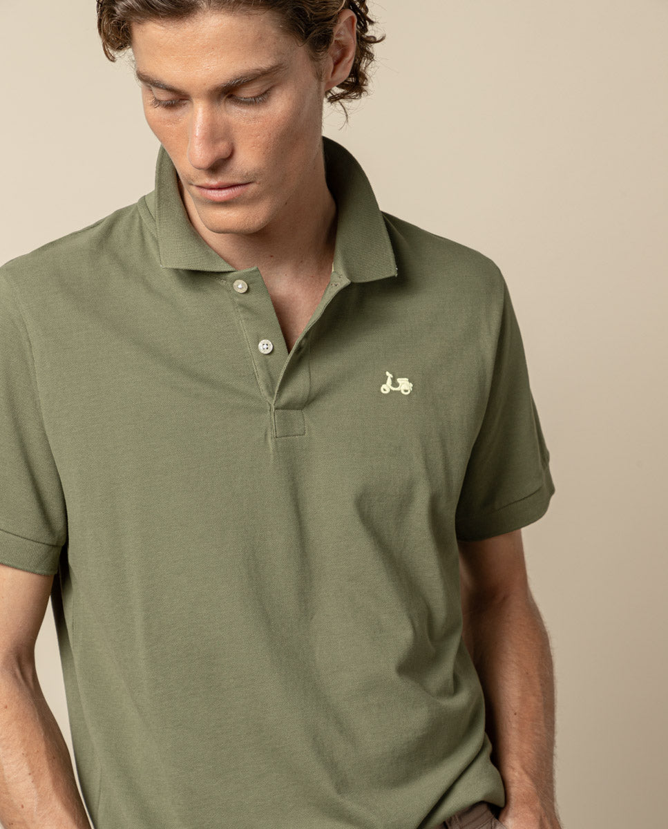 POLO CLASSIC LOGO FLUOR KHAKI