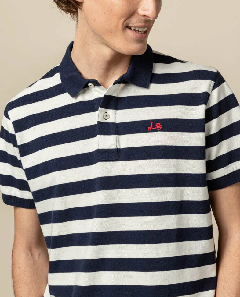 Polo Bretón marino