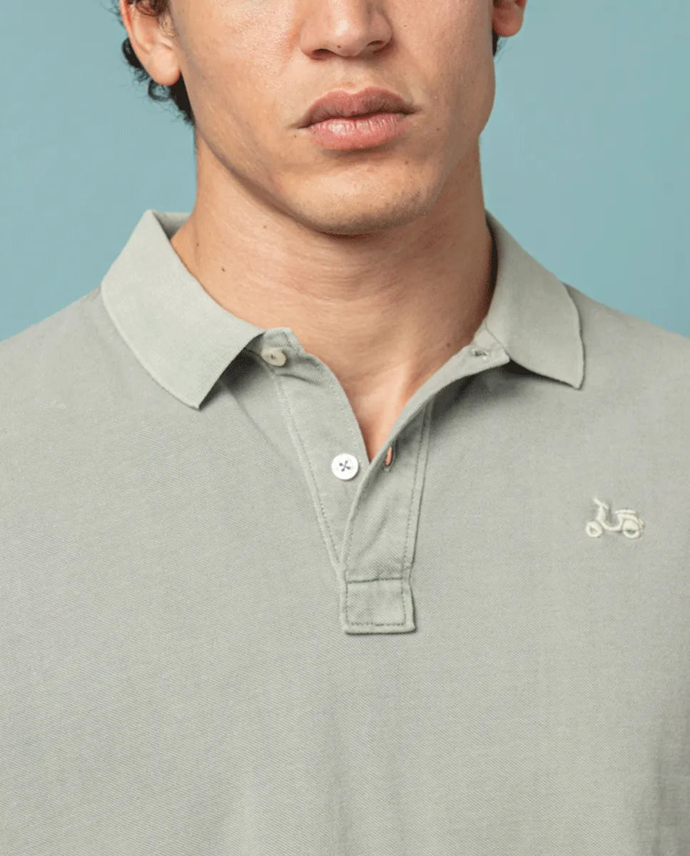 Polo garment khaki