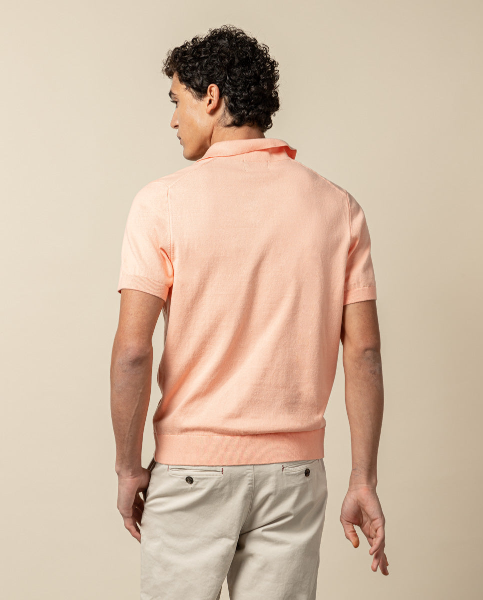 POLO TRICOT CORAL