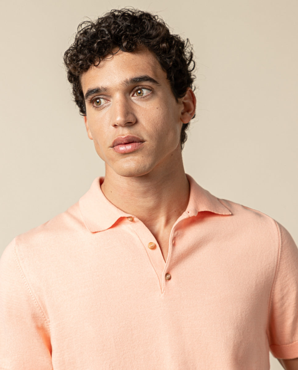 POLO TRICOT CORAL