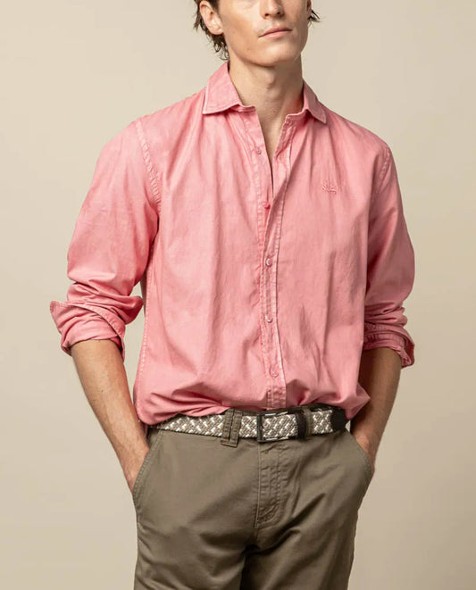 Camisa estructura pinpoint pomelo