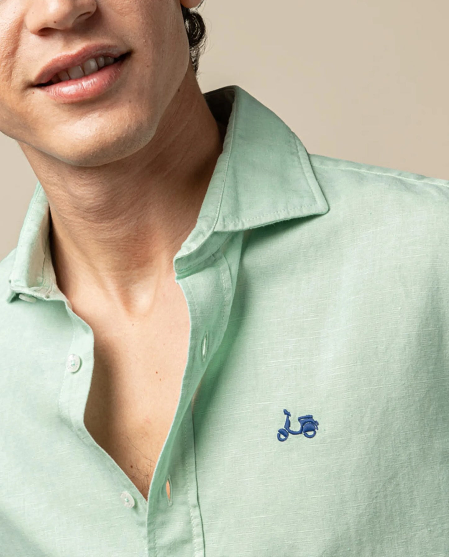 Camisa lissome li-co verde agua