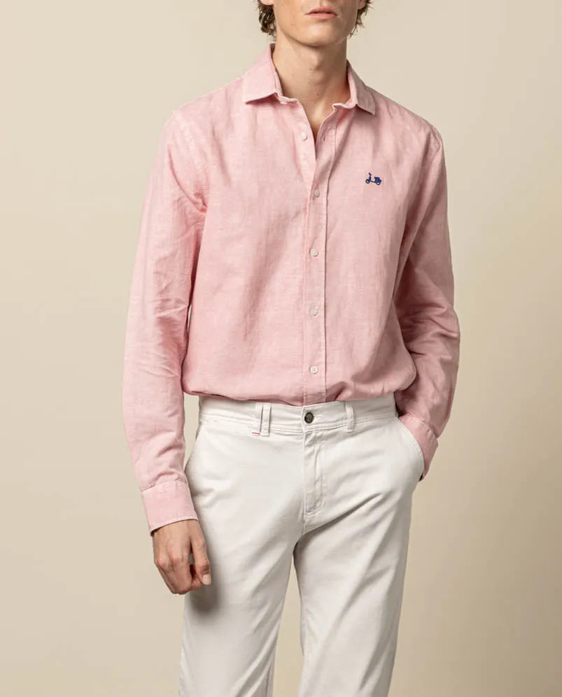 Camisa lissome li-co burdeos