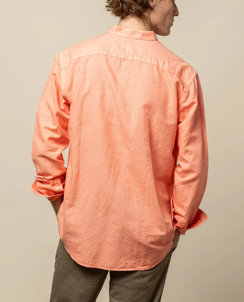 Camisa polera mao lissome li-co coral flúor