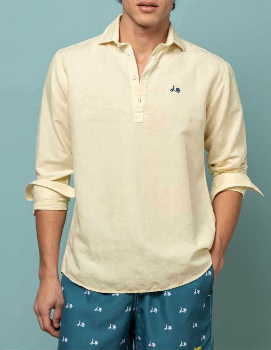 Camisa polera lissome li-co vainilla