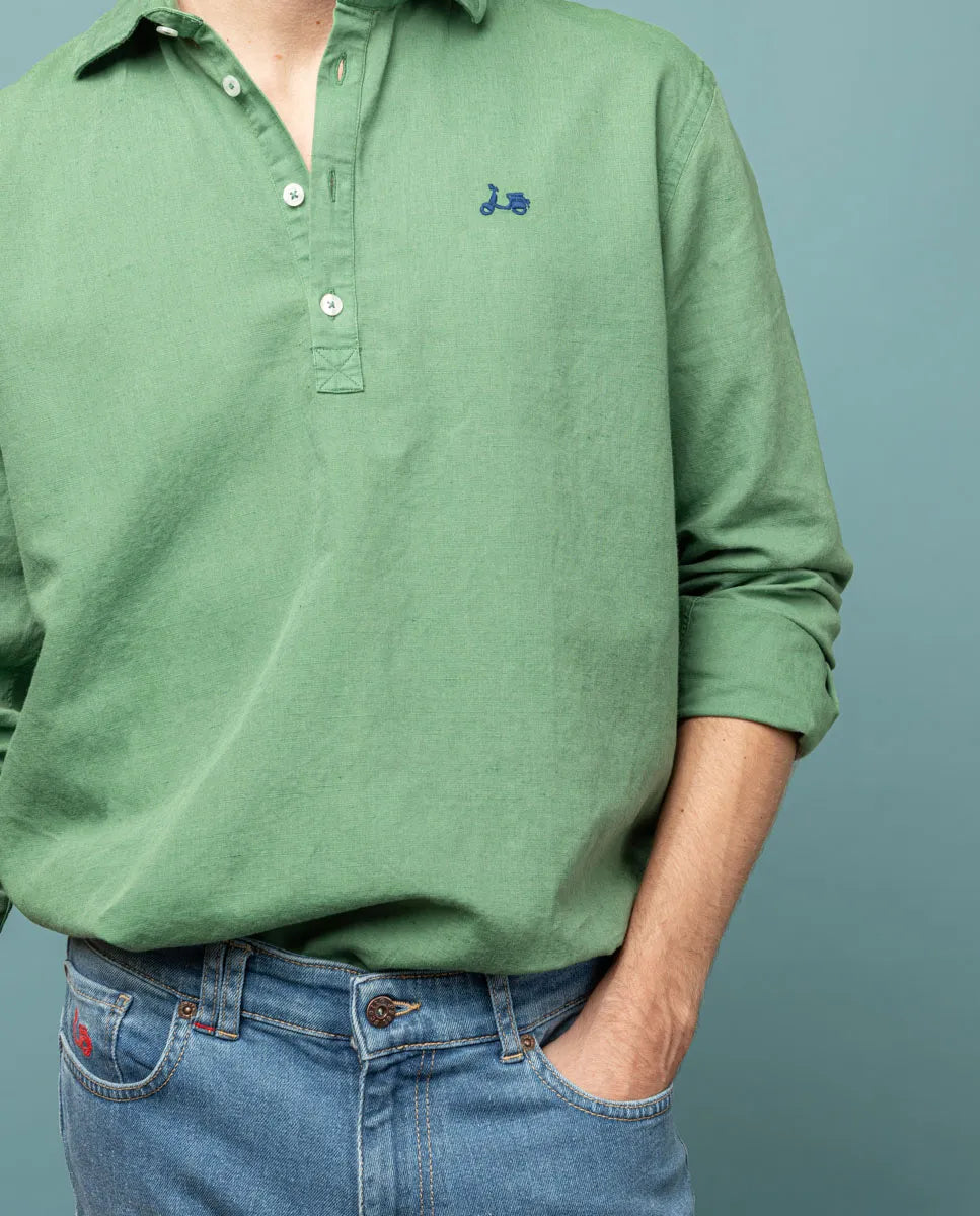 Camisa polera lissome li-co khaki