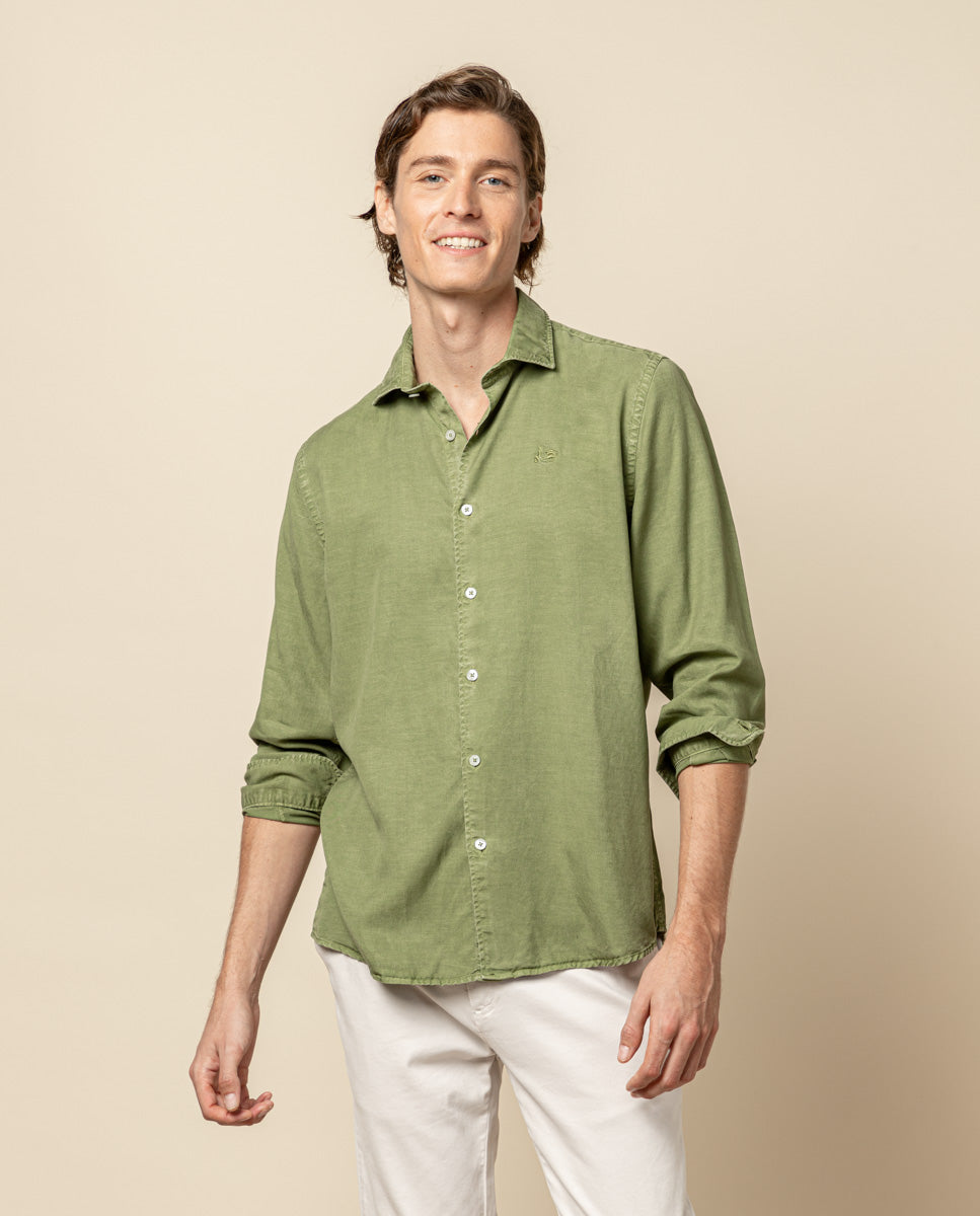 CAMISA FOREST TENCEL LINEN KHAKI