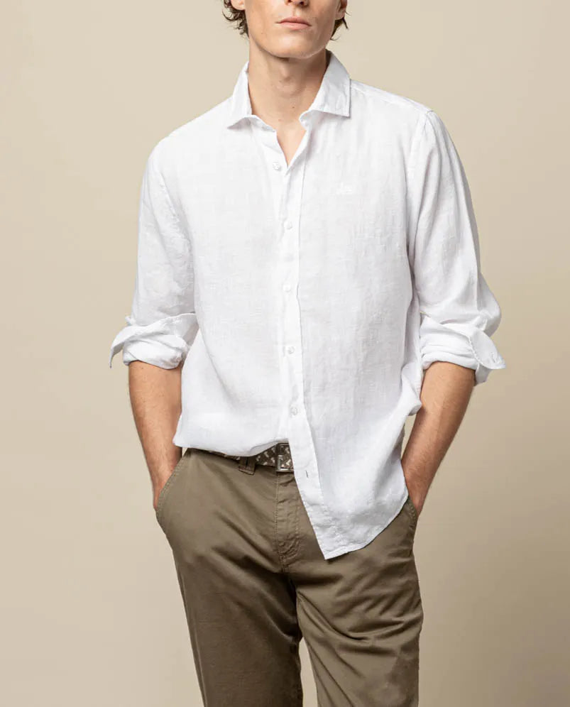 Camisa linen blanco