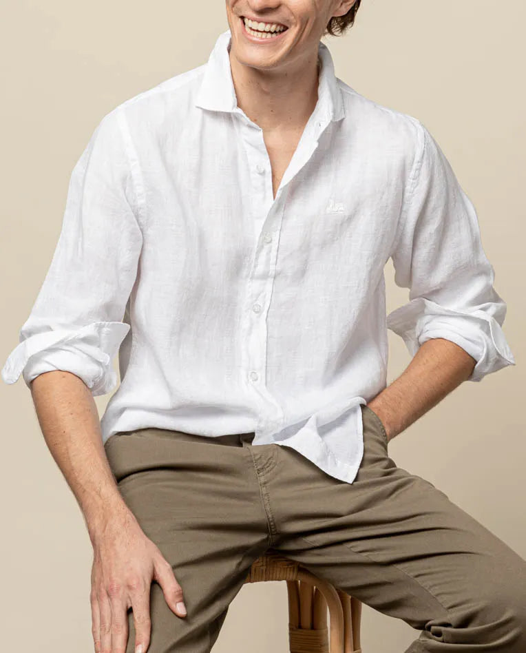 Camisa linen blanco
