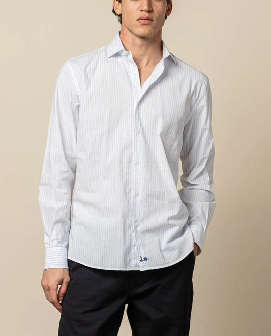 Camisa raya rustic blanca