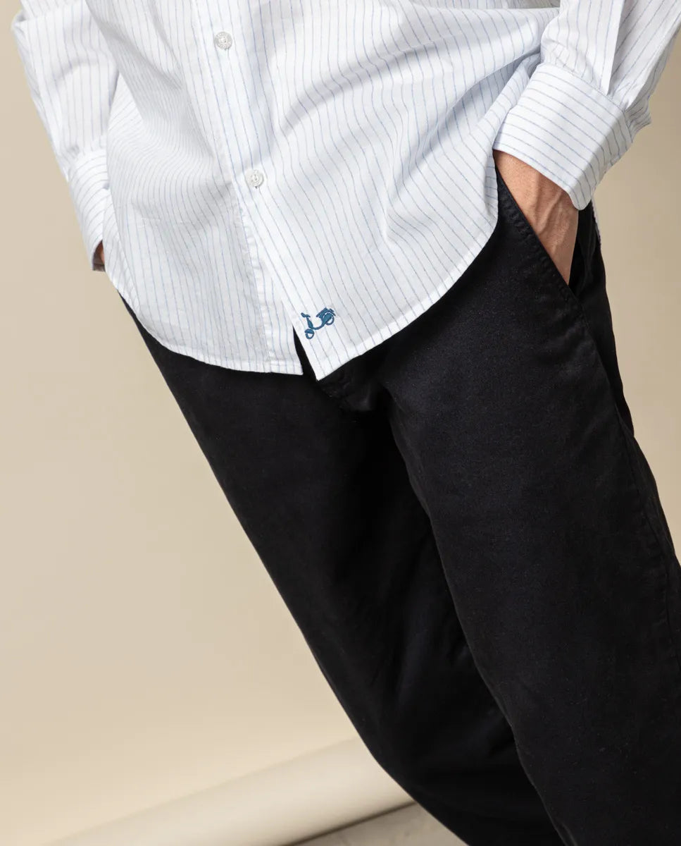 Camisa raya rustic blanca