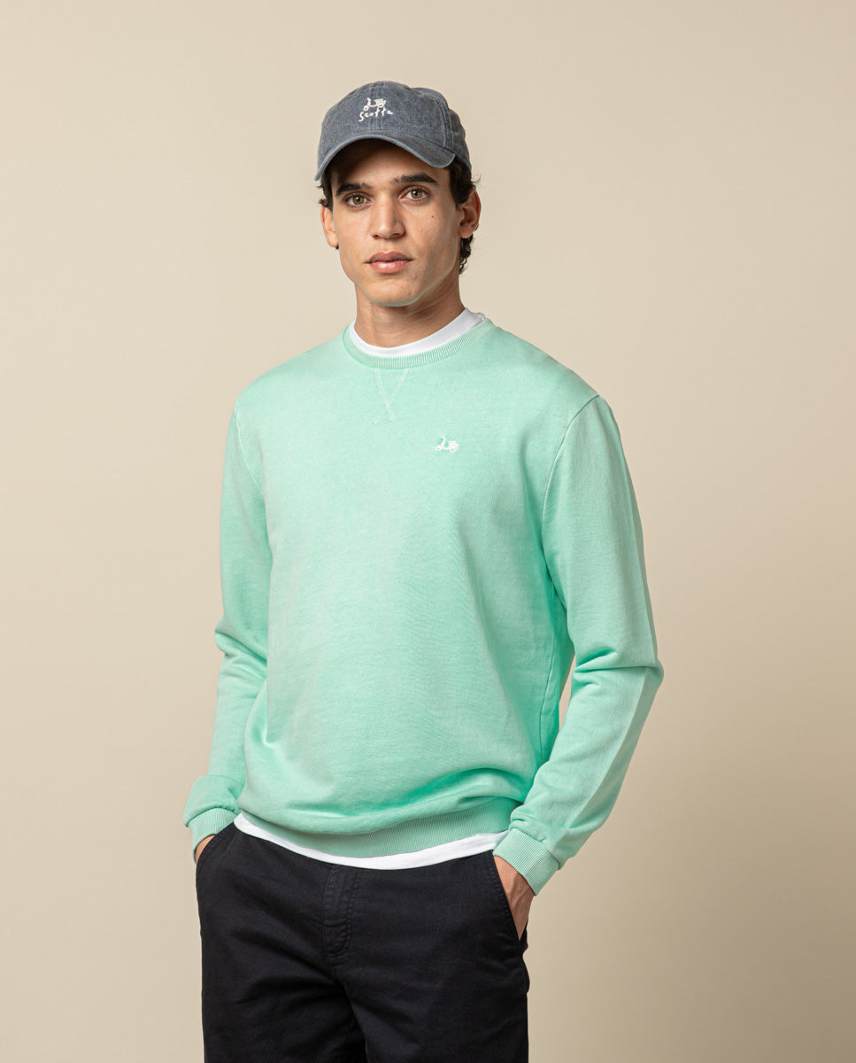 SUDADERA CLASSIC VERDE AGUA