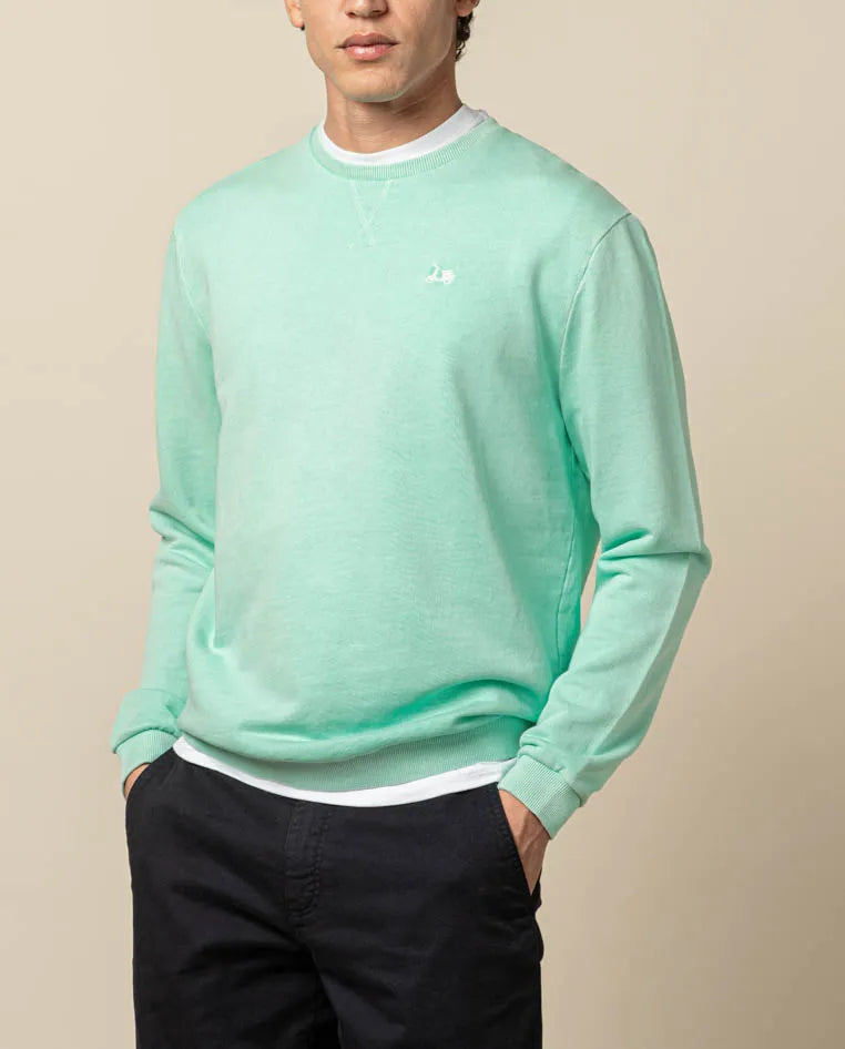 Sudadera classic verde agua