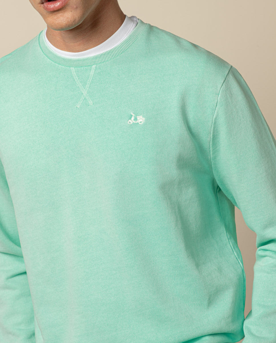 SUDADERA CLASSIC VERDE AGUA