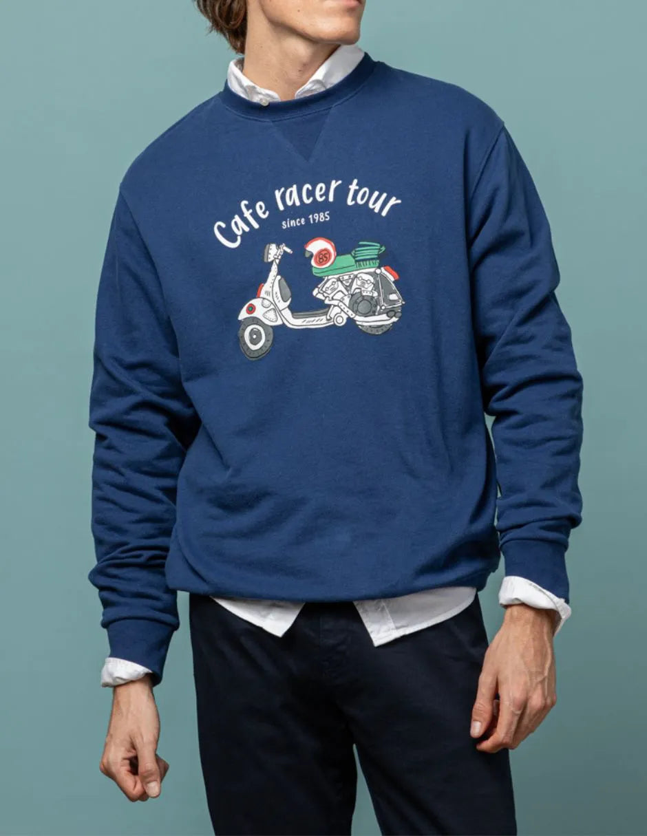 Sudadera moto tour marino