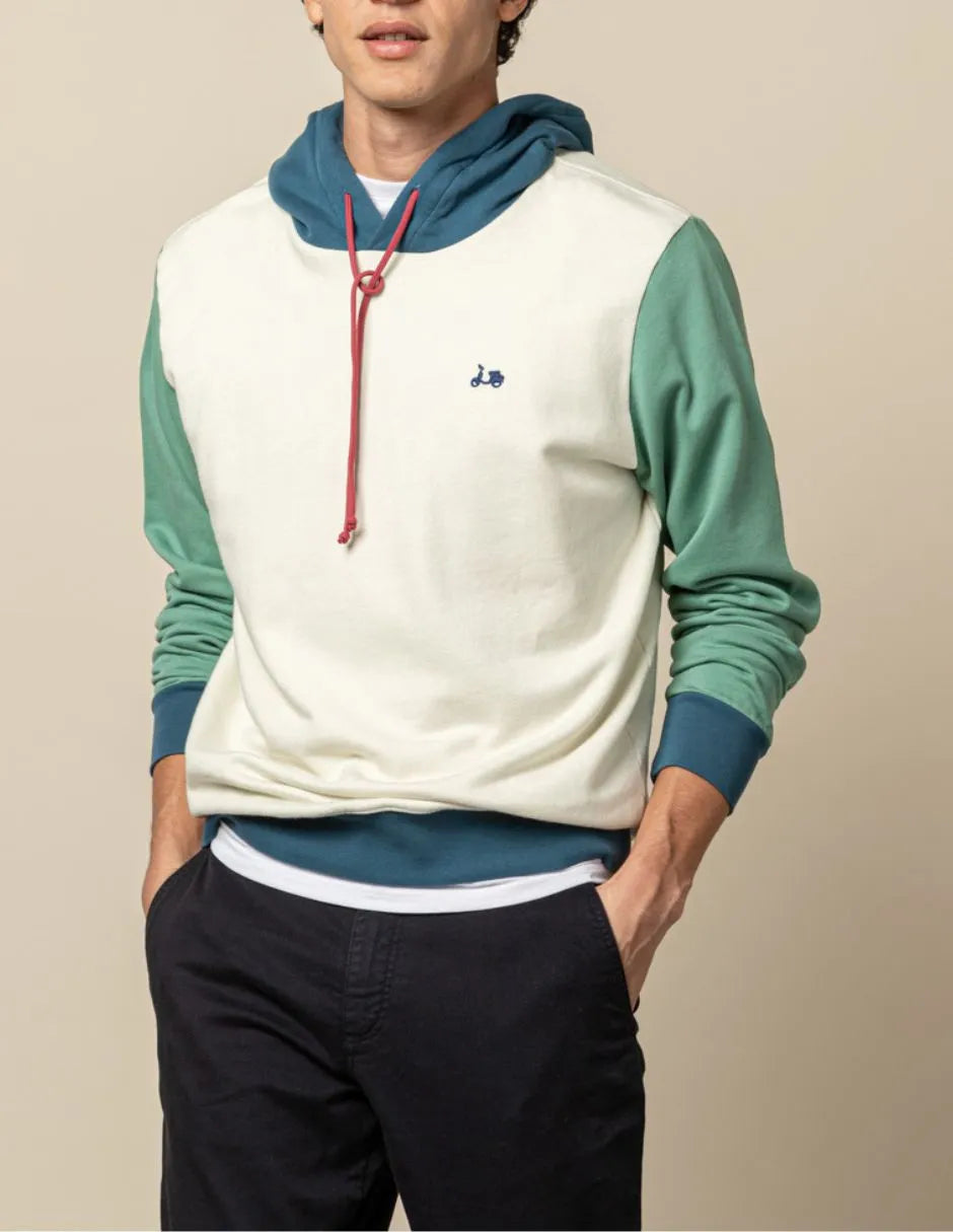Sudadera hoodie colours crudo