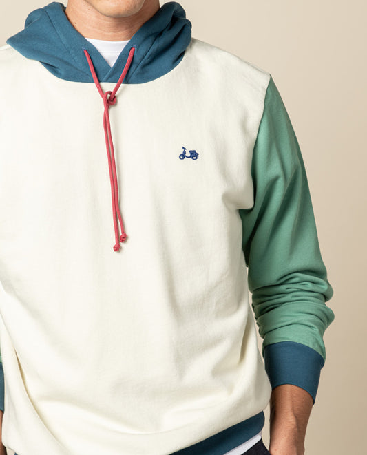 Sudadera hoodie colours crudo