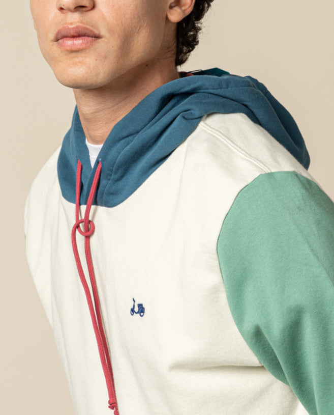 Sudadera hoodie colours crudo