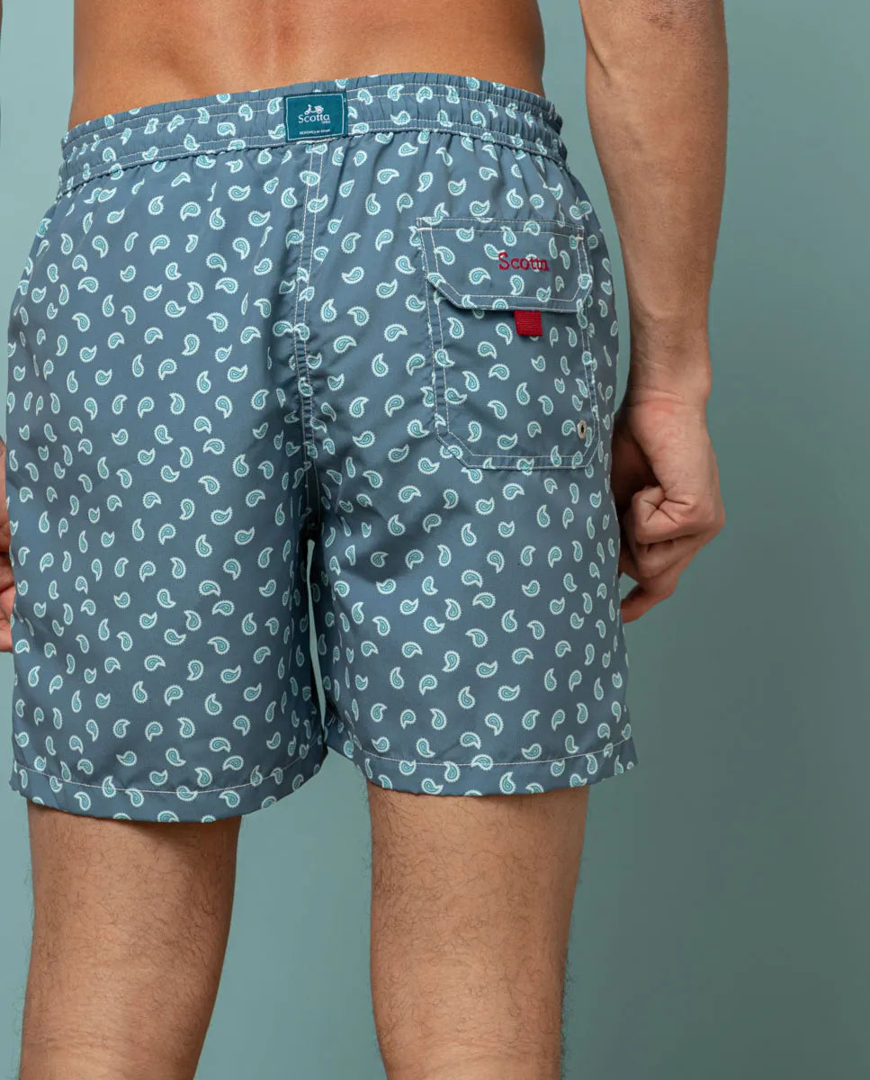 Bañador paisley eco marino