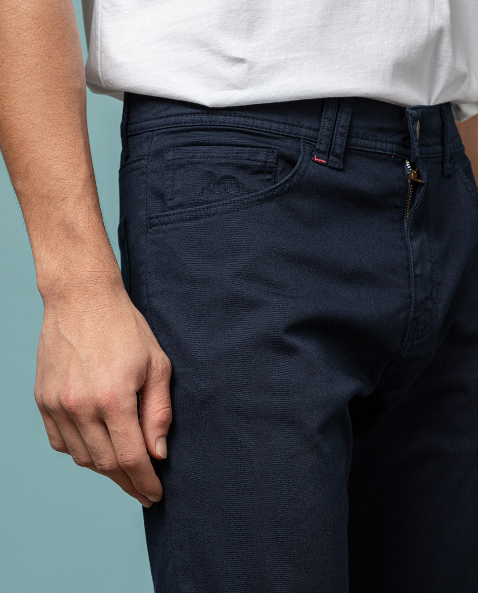 Pantalón cooper 5 bolsillos marino