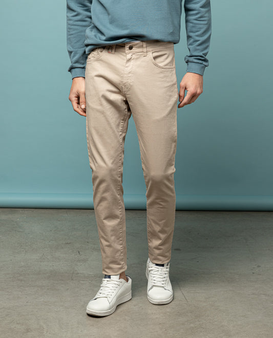 PANTALON COOPER 5 BOLSILLOS BEIGE | SCOTTA