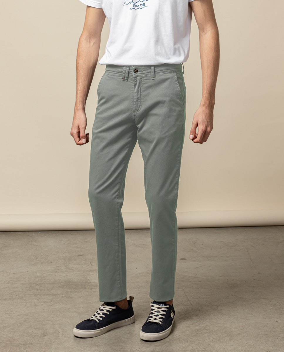 PANTALON STEVE CHINO GRIS ANTRACITA