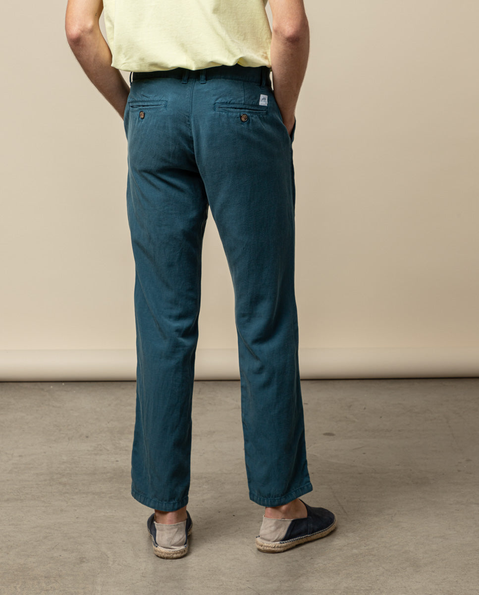 PANTALON DOBLE PINZA MARINO