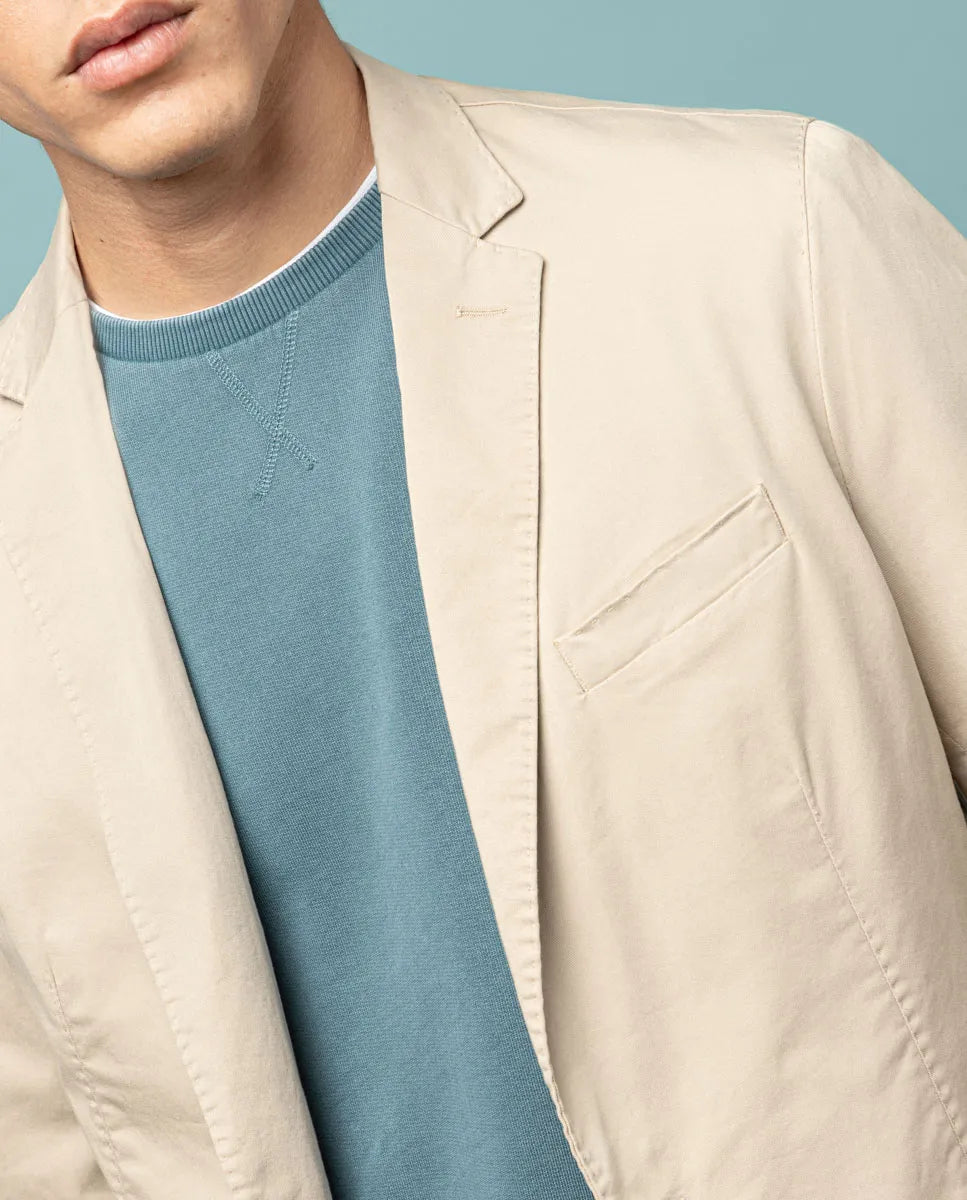 Blazer twill beige