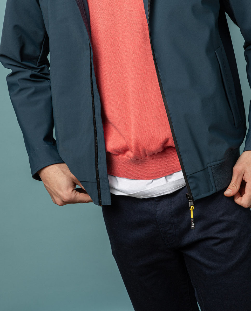 Chaqueta corta técnica marino