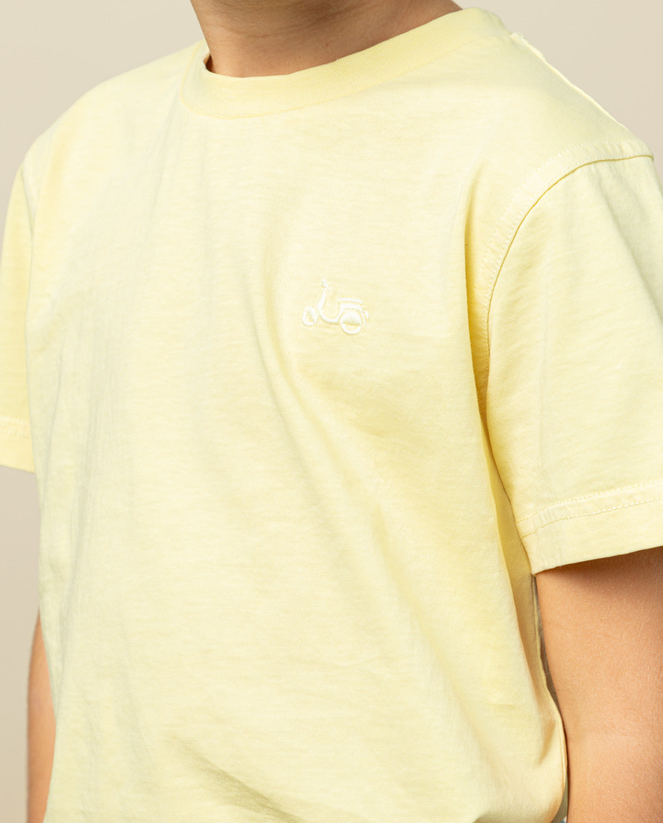 CAMISETA NIÑO CLASSIC ORGANIC AMARILLO