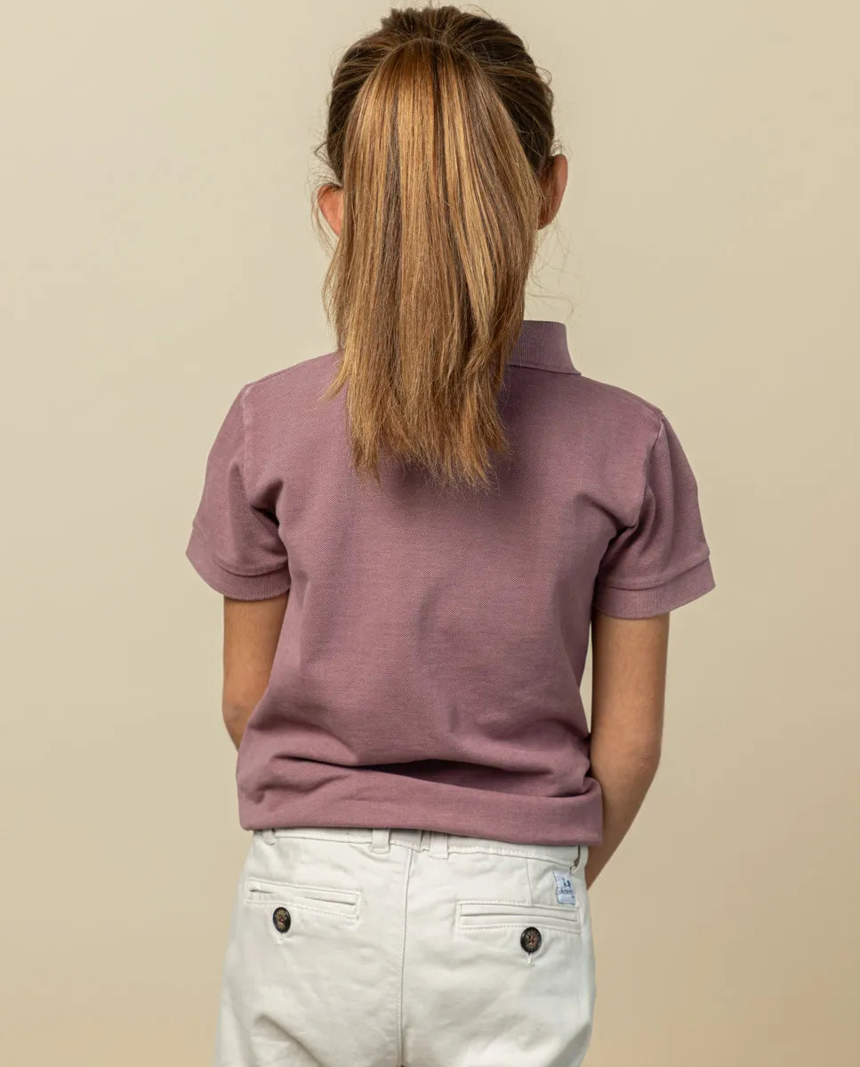 Polo niño garment rosa