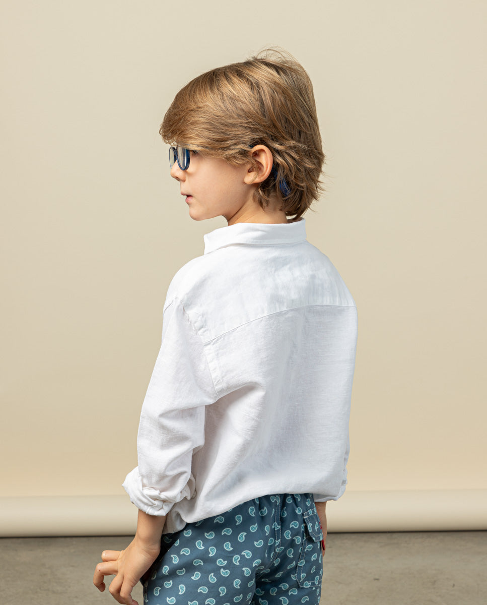 CAMISA NIÑO POLERA LISSOME LI-CO BLANCO