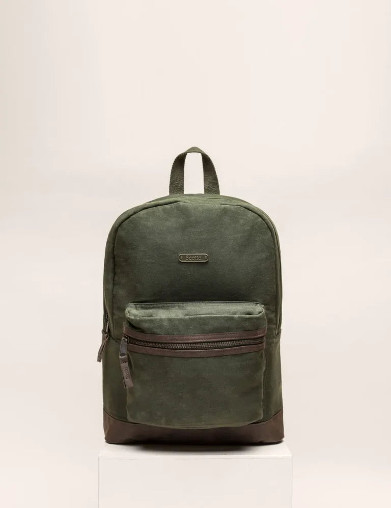 Mochila College Canvas Khaki