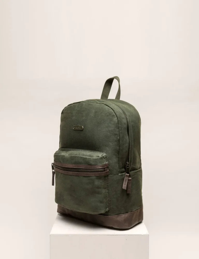 Mochila College Canvas Khaki