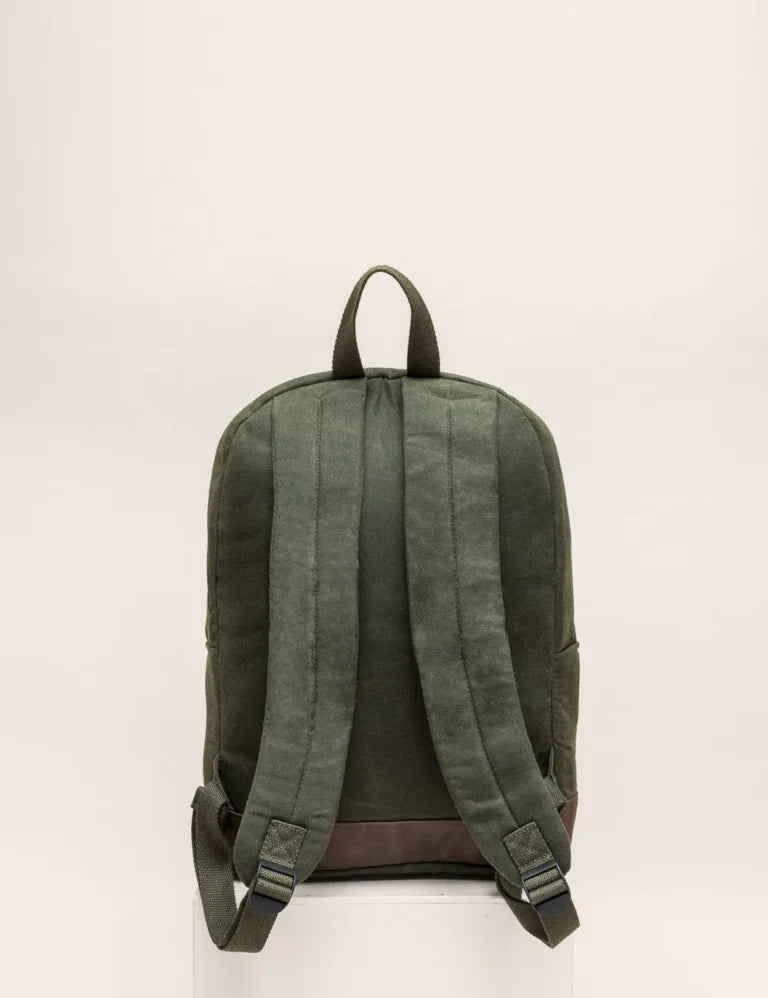 Mochila College Canvas Khaki