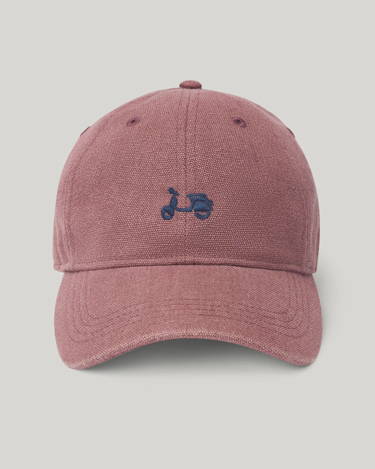 Gorra lavada moto burdeos