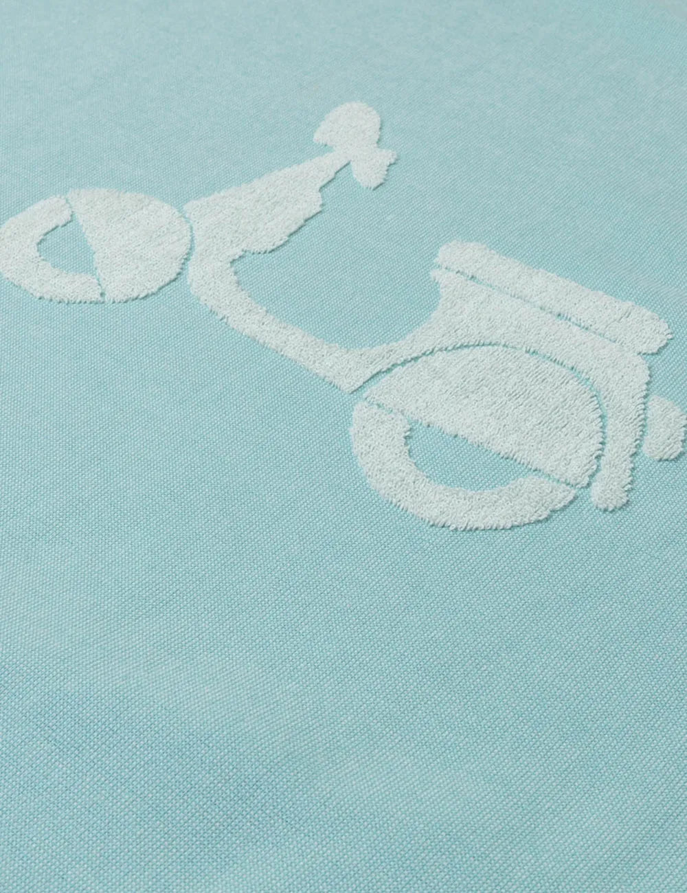 Toalla de playa rayas con logo